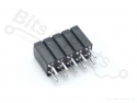 Headerpin socket female 2x5 pins rond
